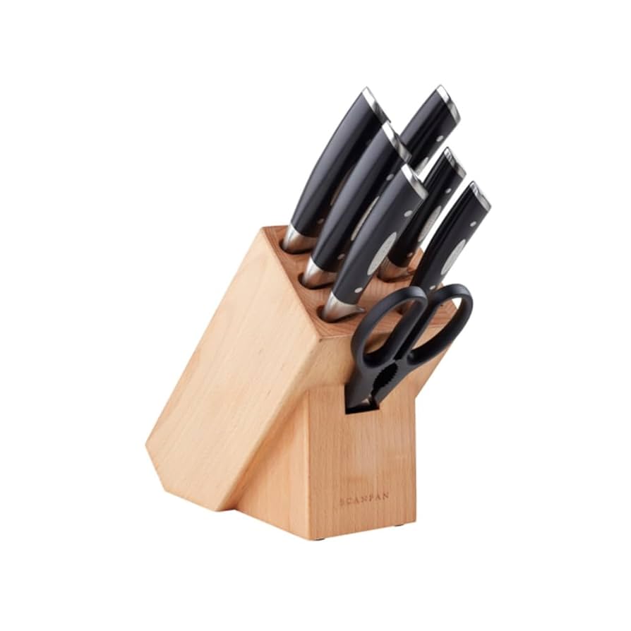 【ナイフブロック＋ナイフ一式】調理　アウトドア用品 Amazon | Knipan キッチンナイフセット ブロック付き、16ピース